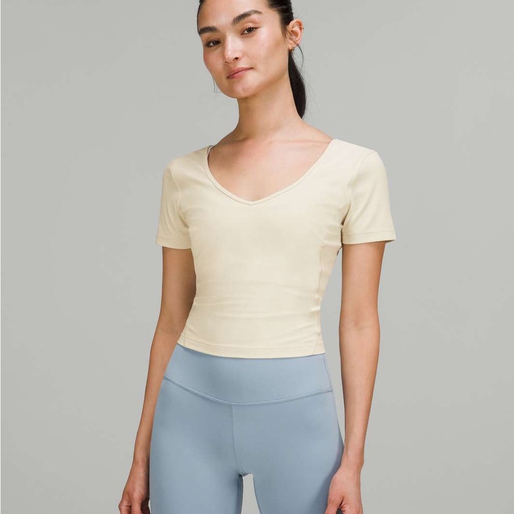 Lululemon Athletica Cream Align Tee